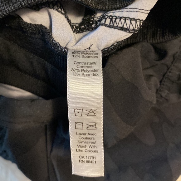 Kyodan Girls | lightweight, black camo pants, 5 - Picture 6 of 7